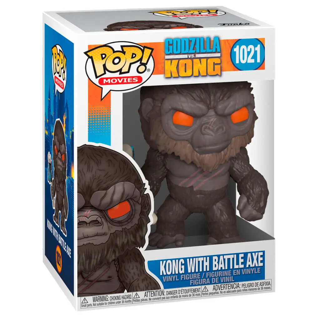 Godzilla Vs Kong POP! Movies Vinilna Figura King Kong sa Sjekirom 9 cm fotografija proizvoda