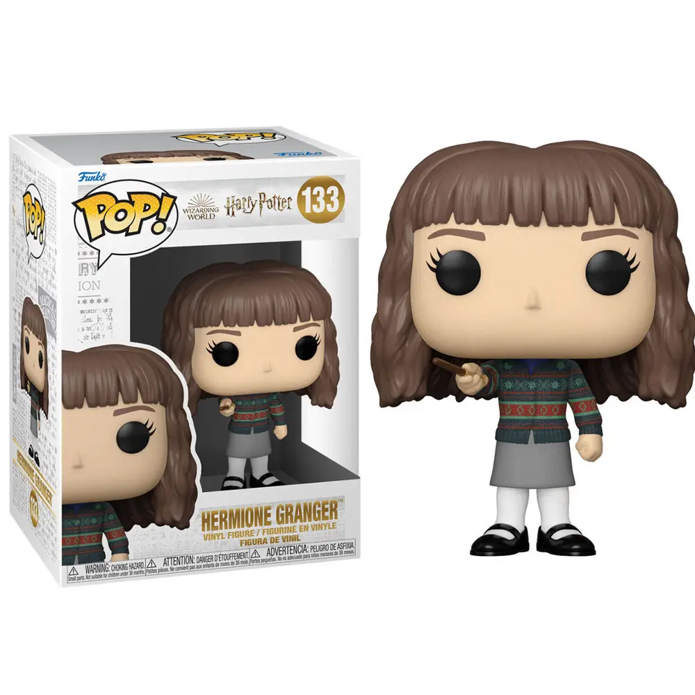 Harry Potter POP! Movies Vinyl Figura Hermiona s štapićem 9 cm fotografija proizvoda