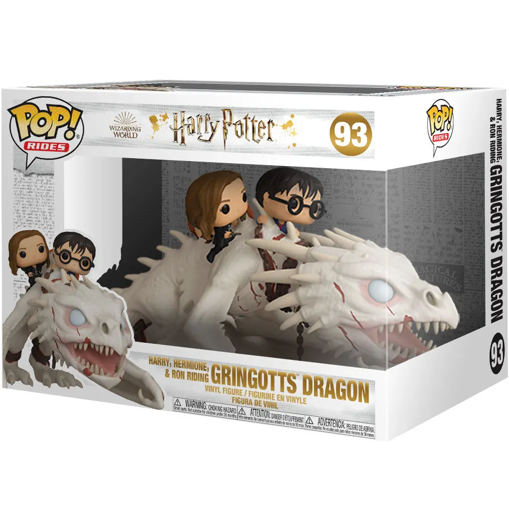Funko POP! Rides Vinyl Figura Harry Potter Gringotts Zmaj, Harry, Ron i Hermione fotografija proizvoda
