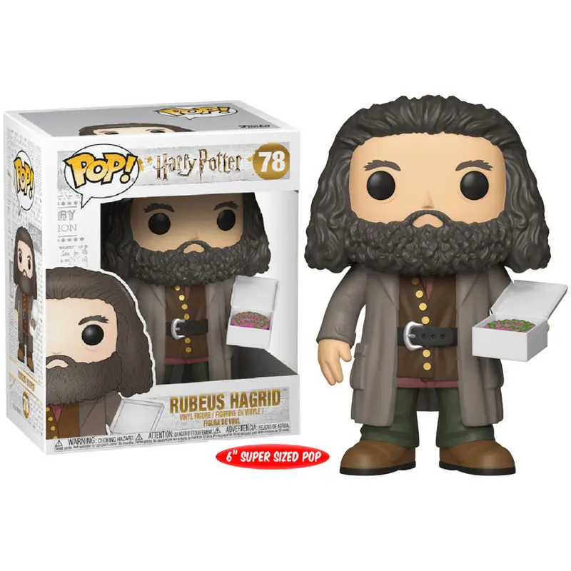 Harry Potter Super Sized POP! Movies Vinilna Figura Hagrid s Tortom 14 cm fotografija proizvoda