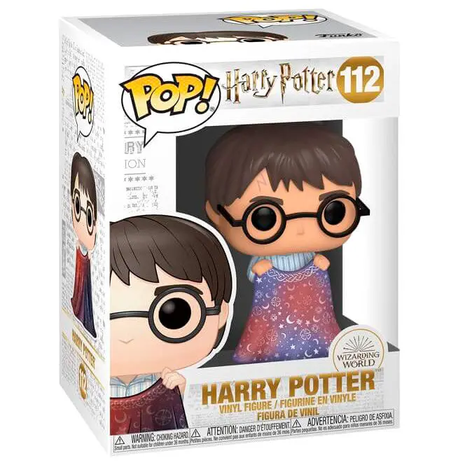 Harry Potter POP! Movies Vinyl Figura Harry sa Plaštom Nevidljivosti 9 cm fotografija proizvoda