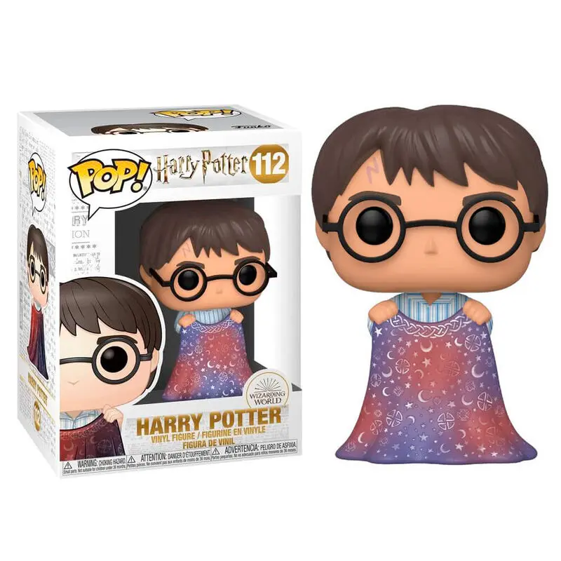 Harry Potter POP! Movies Vinyl Figura Harry sa Plaštom Nevidljivosti 9 cm fotografija proizvoda