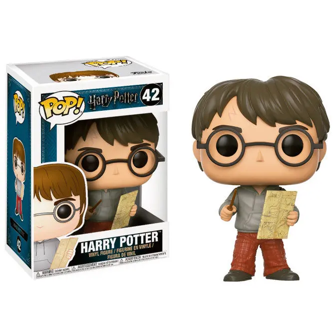 Harry Potter POP! Movies Vinilna figura Harry Potter s Marauders Map 9 cm fotografija proizvoda