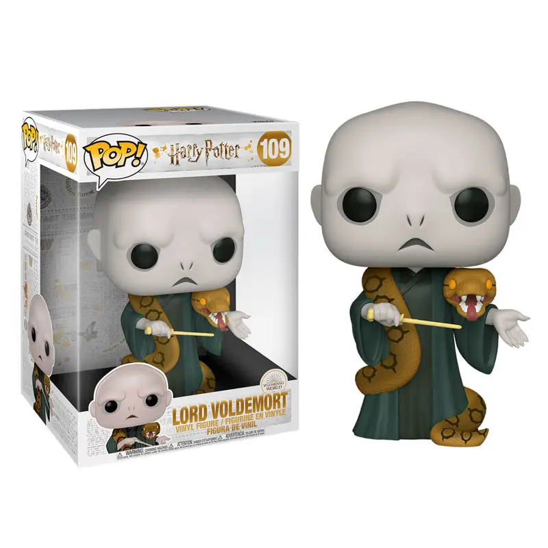 Harry Potter Super Sized POP! Movies Vinilna figura Voldemort w/Nagini 25 cm fotografija proizvoda