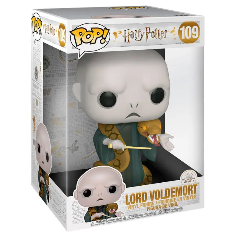 Harry Potter Super Sized POP! Movies Vinilna figura Voldemort w/Nagini 25 cm fotografija proizvoda