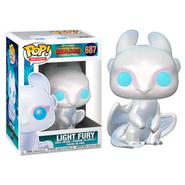 How to Train Your Dragon 3 POP! Vinyl figura Light Fury 9 cm fotografija proizvoda