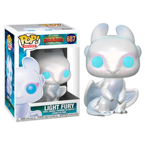 How to Train Your Dragon 3 POP! Vinyl figura Light Fury 9 cm fotografija proizvoda