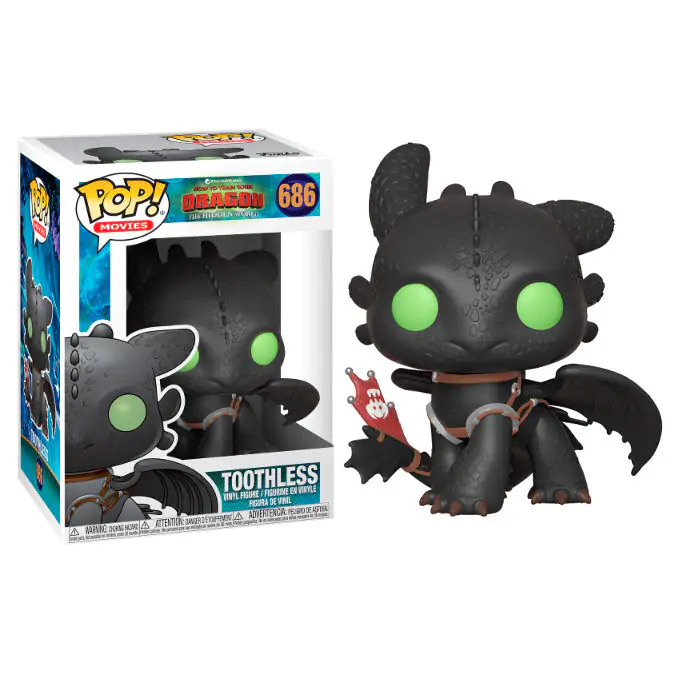 How to Train Your Dragon 3 POP! Vinilna figura Toothless 9 cm fotografija proizvoda