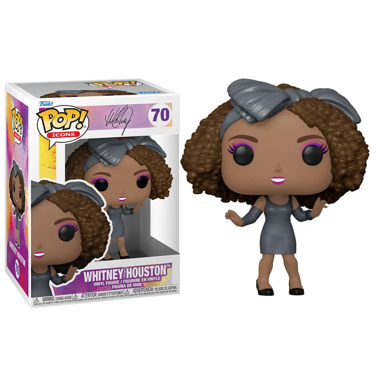 Whitney Houston POP! Icons Vinilna Figura Whitney Houston (How Will I Know) 9 cm fotografija proizvoda