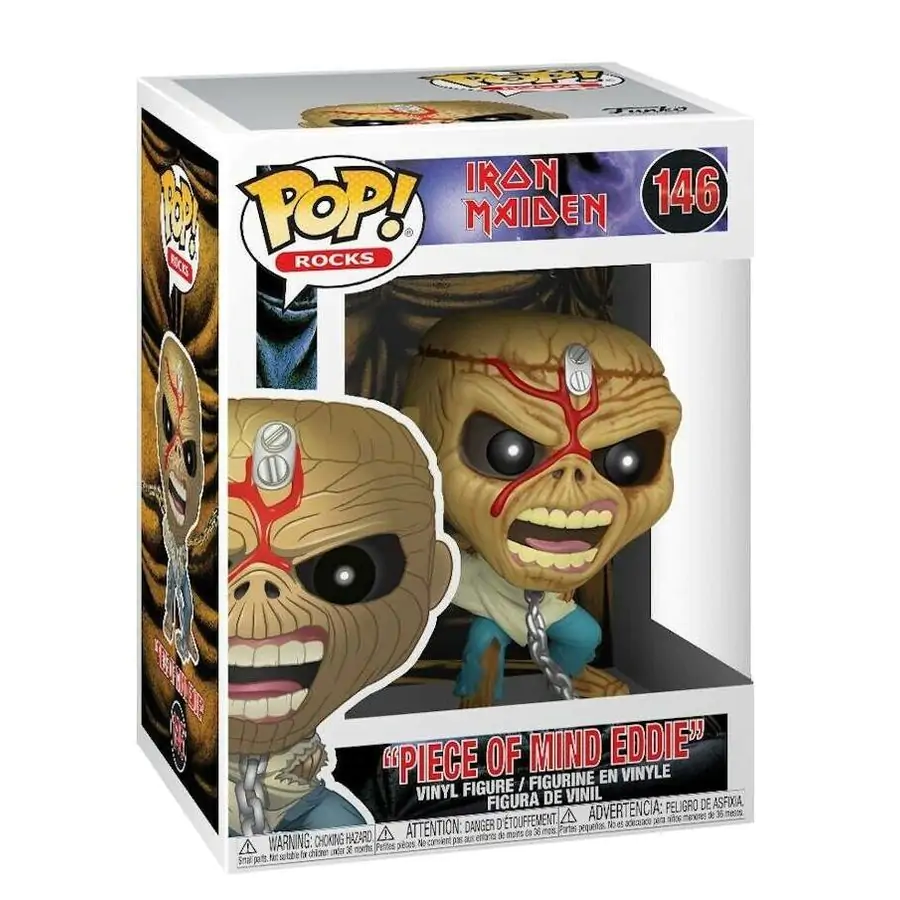 Iron Maiden POP! Rocks Vinyl figura Piece Of Mind (Skeleton Eddie) 9 cm fotografija proizvoda