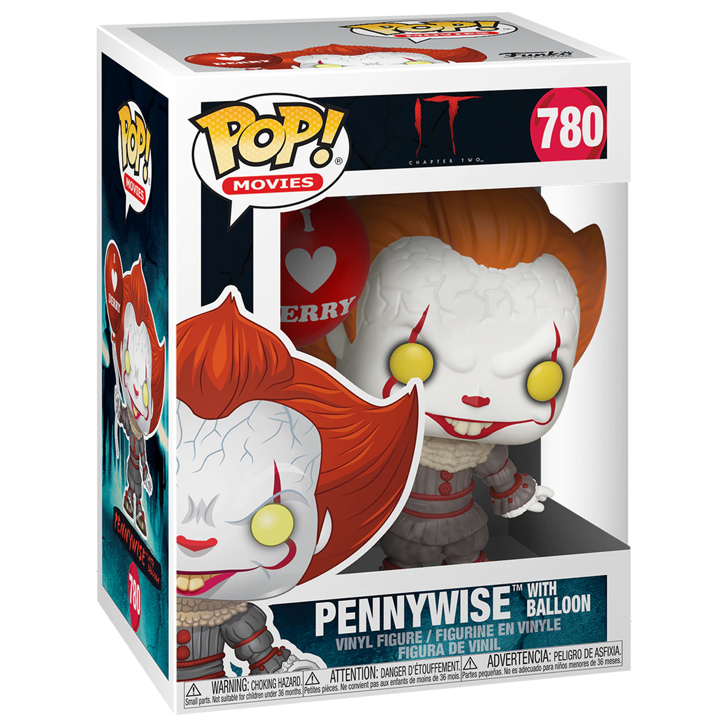Stephen King's It 2 POP! Movies Vinilna Figura Pennywise Balon 9 cm fotografija proizvoda