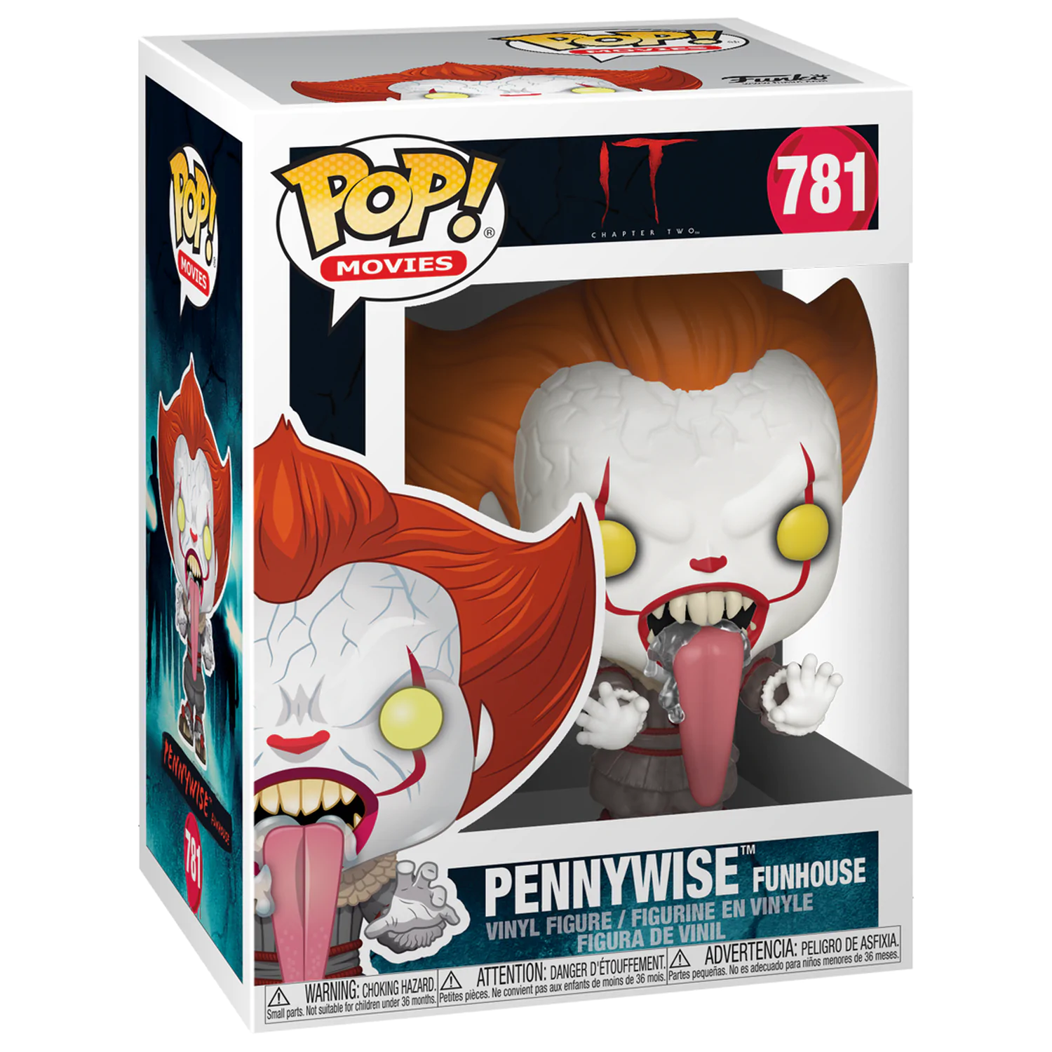 Stephen King's It 2 POP! Movies Vinilna Figura Pennywise s psećim jezikom 9 cm fotografija proizvoda