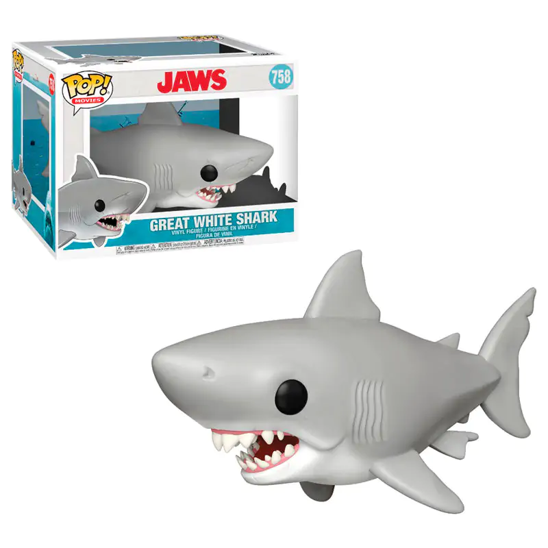 Jaws Oversized POP! Movies Vinilna figura Jaws 15 cm fotografija proizvoda