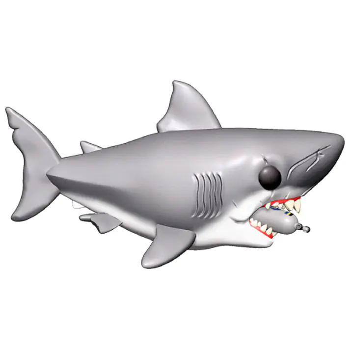 Jaws Oversized POP! Movies Vinilna Figura Jaws s Bocama za Ronjenje 15 cm fotografija proizvoda