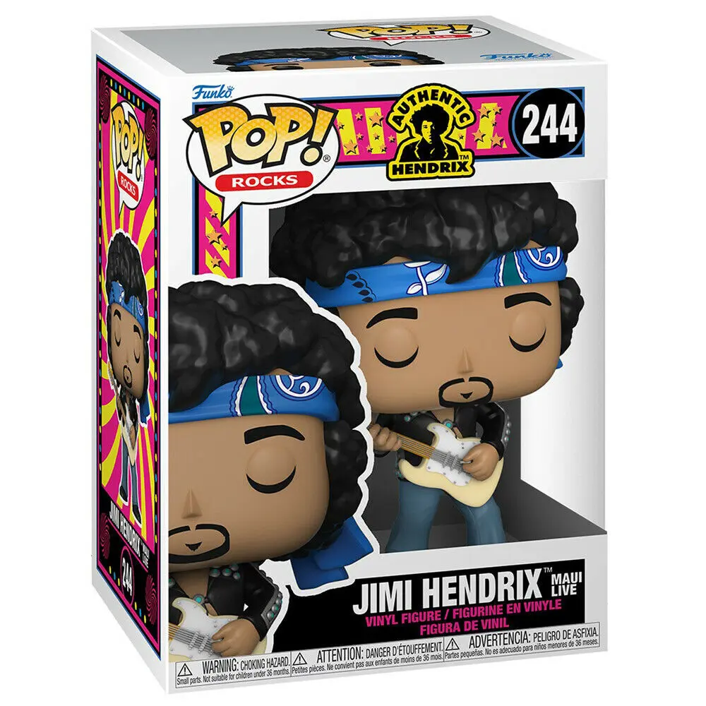 Jimi Hendrix POP! Rocks Vinyl Figura Jimi Hendrix (Live in Maui Jacket) 9 cm fotografija proizvoda