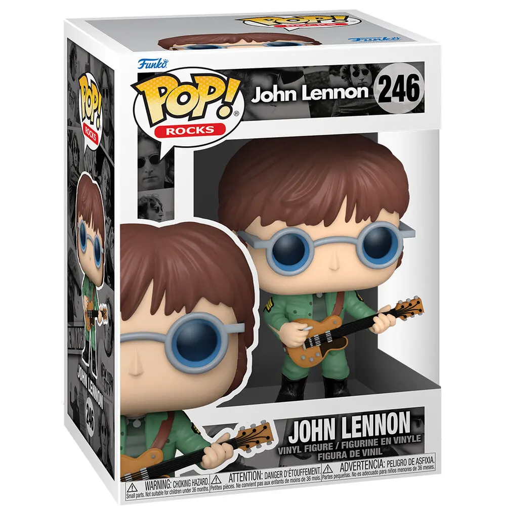 John Lennon POP! Rocks Vinyl Figura John Lennon - Vojna Jakna 9 cm fotografija proizvoda