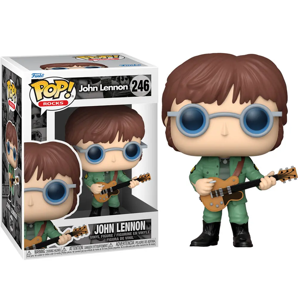 John Lennon POP! Rocks Vinyl Figura John Lennon - Vojna Jakna 9 cm fotografija proizvoda