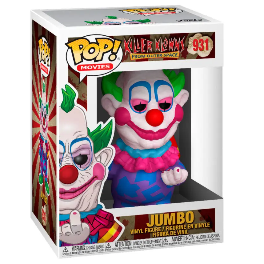 Killer Klowns from Outer Space POP! Movies Vinilna figura Jumbo 9 cm fotografija proizvoda