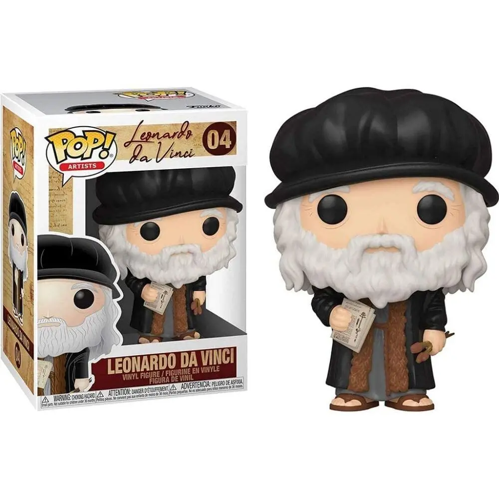 Leonardo da Vinci POP! Artists Vinyl Figura 9 cm fotografija proizvoda