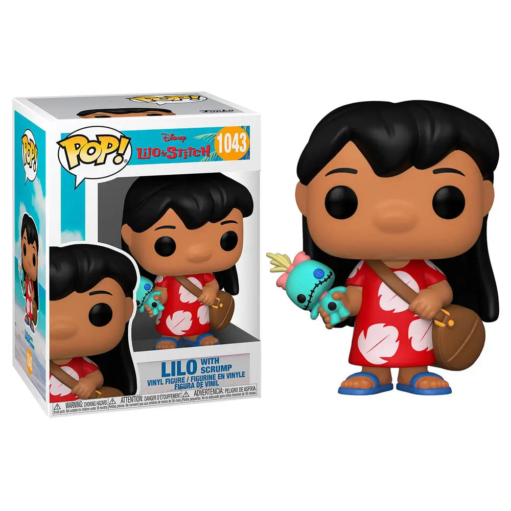 Lilo & Stitch POP! Disney Vinyl Figura Lilo s/Scrump 9 cm fotografija proizvoda