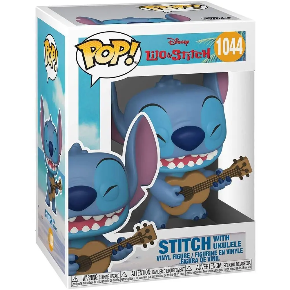 Lilo & Stitch POP! Disney Vinyl Figura Stitch s ukuleleom 9 cm fotografija proizvoda