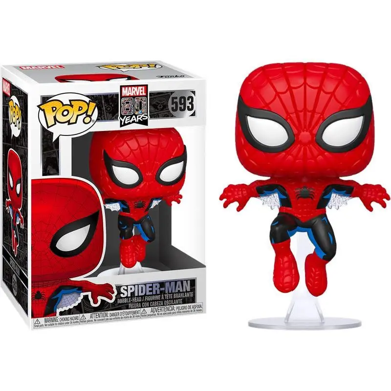 Marvel 80th POP! Marvel Vinyl Figura Spider-Man (First Appearance) 9 cm fotografija proizvoda