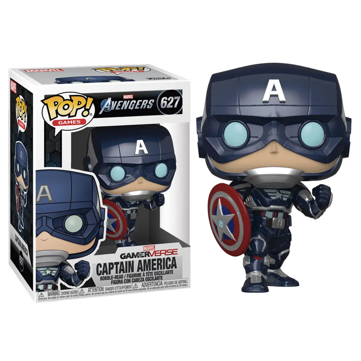 Marvel's Avengers (videoigra iz 2020.) POP! Marvel Vinyl Figura Kapetan Amerika 9 cm fotografija proizvoda