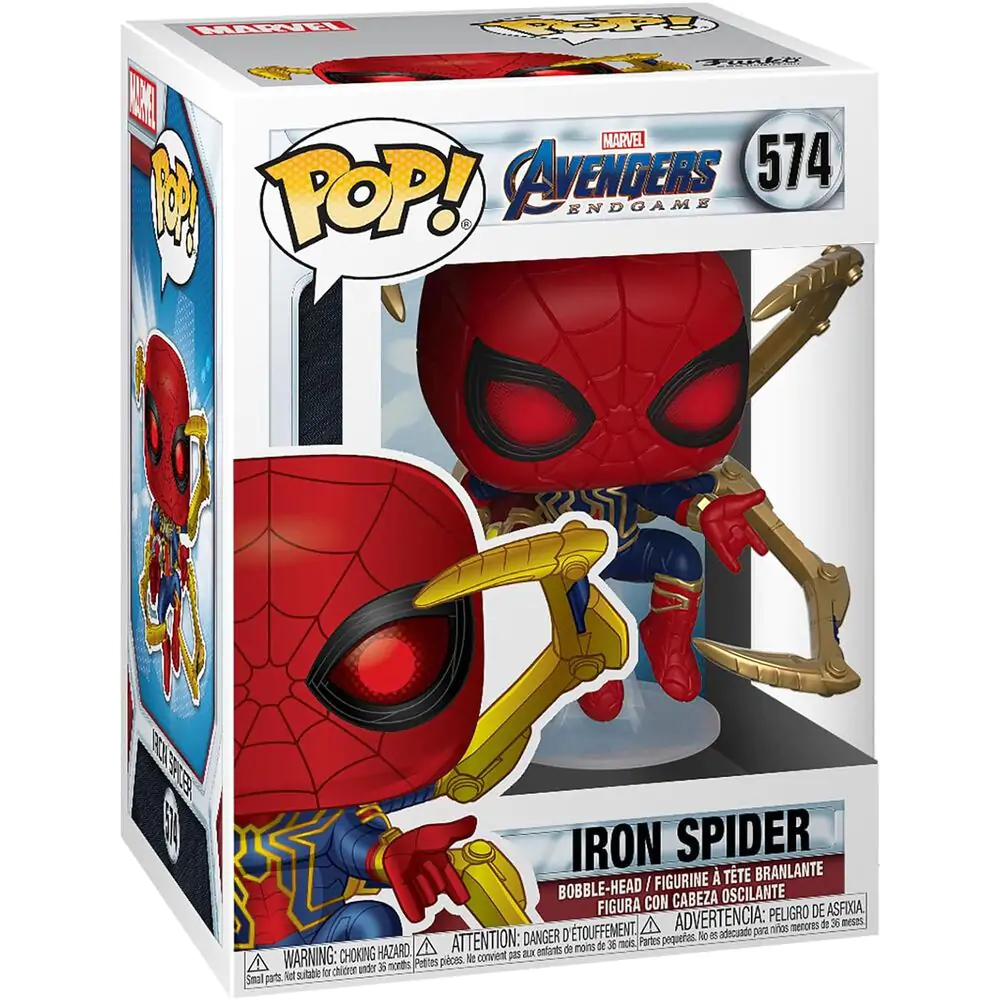 Avengers: Endgame POP! Movies Vinilna Figura Iron Spider s Nano Rukavicom 9 cm fotografija proizvoda