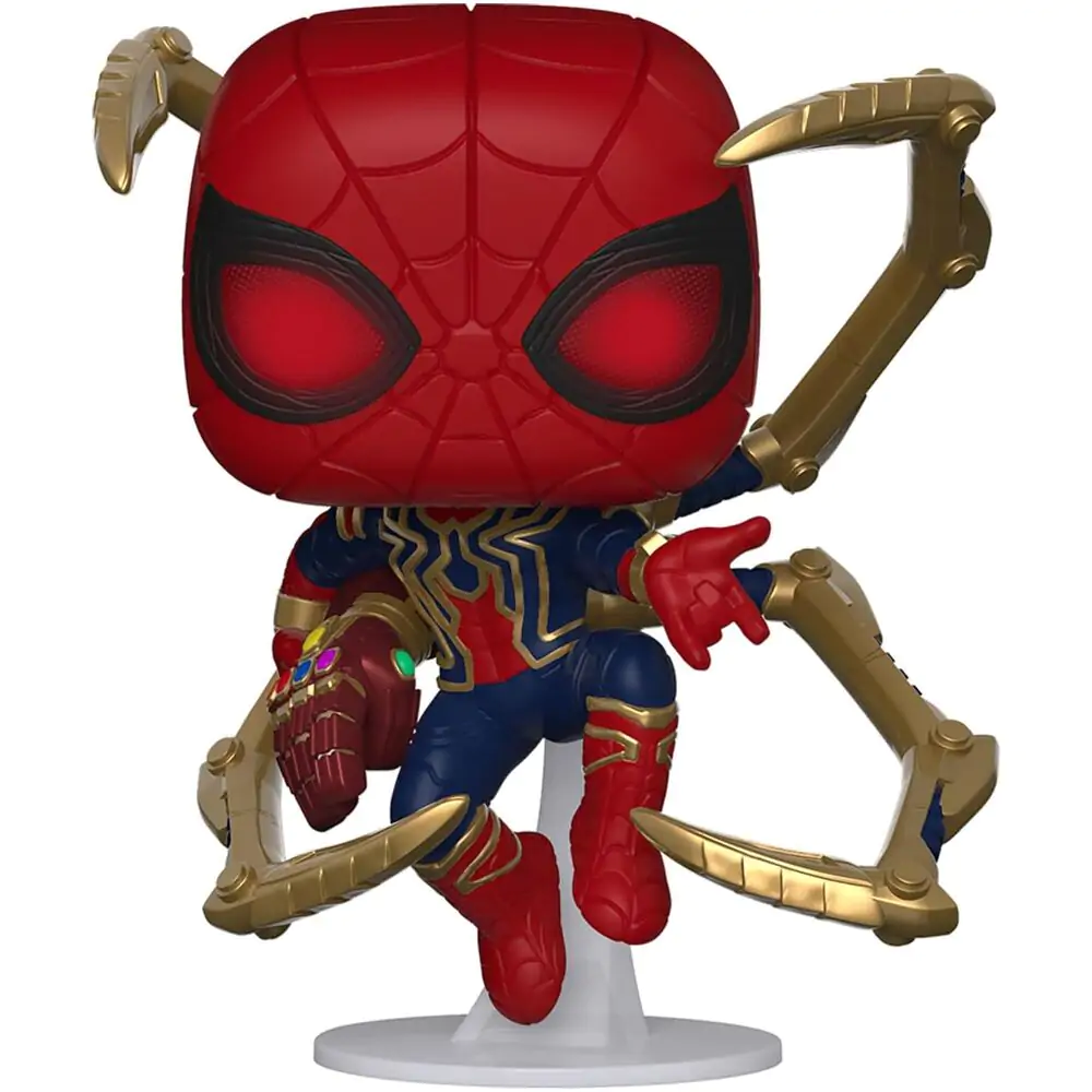 Avengers: Endgame POP! Movies Vinilna Figura Iron Spider s Nano Rukavicom 9 cm fotografija proizvoda