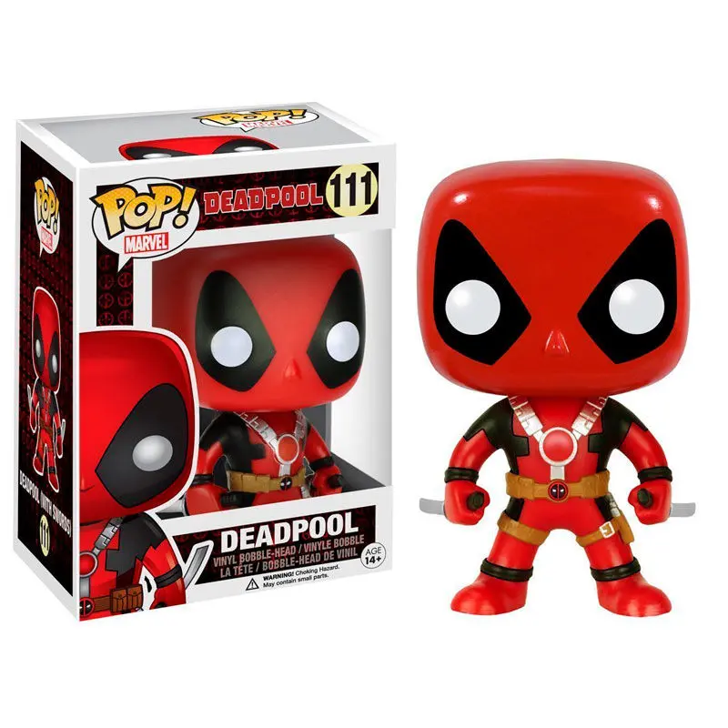 Marvel Comics POP! Vinil Glava koja klima glavom Deadpool Two Swords 10 cm fotografija proizvoda