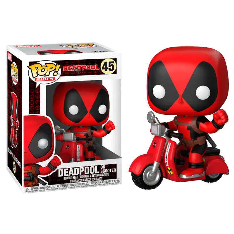 Deadpool POP! Rides Vinil Figura Deadpool & Scooter 9 cm fotografija proizvoda