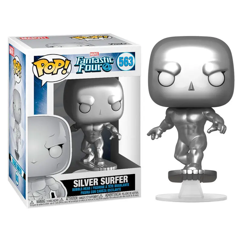Fantastic Four POP! Marvel Vinyl Figura Silver Surfer 9 cm fotografija proizvoda