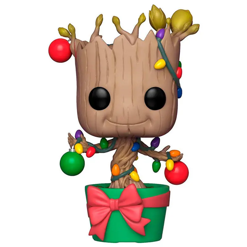 POP figurica Marvel Holiday Groot sa svjetlima i ukrasima fotografija proizvoda