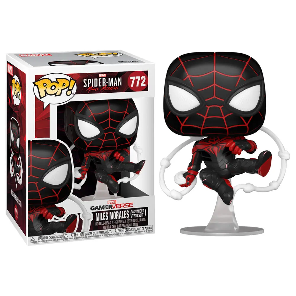 Marvel's Spider-Man POP! Games Vinilna Figura Miles Morales AT Suit 9 cm fotografija proizvoda