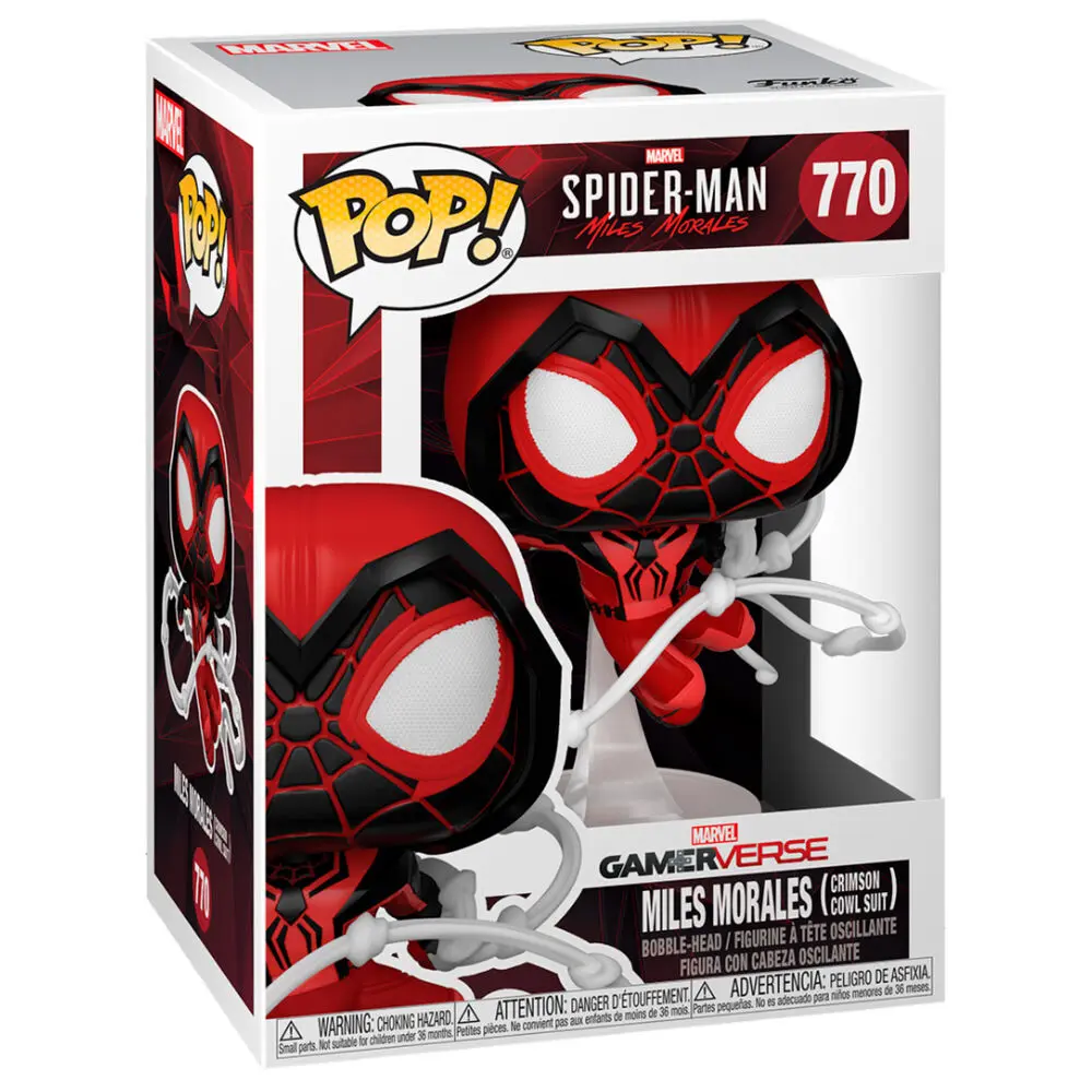 Marvel's Spider-Man POP! Games Vinyl Figura Miles Morales Red Suit 9 cm fotografija proizvoda