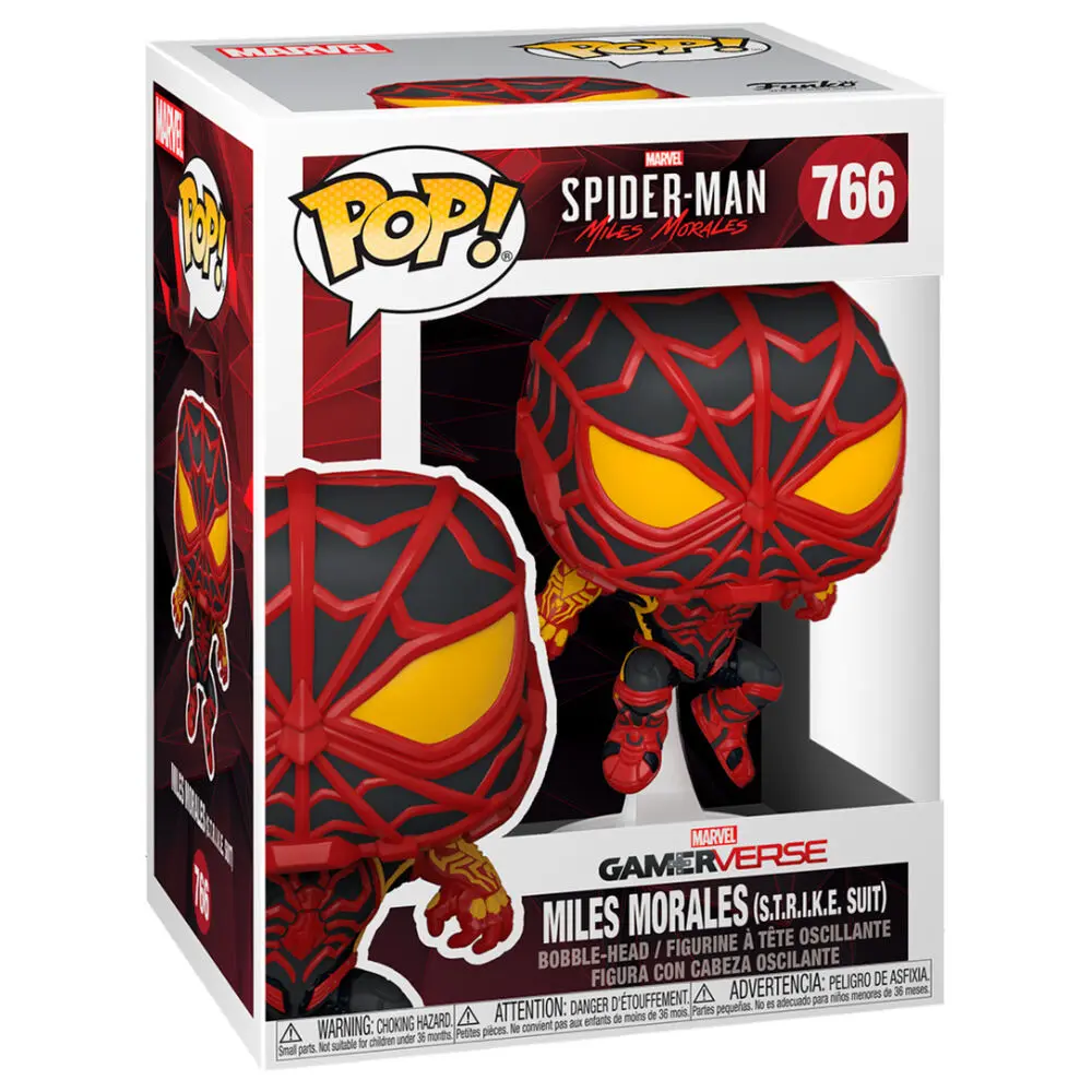 Marvel's Spider-Man POP! Games Vinilna Figura Miles Morales Strike Suit 9 cm fotografija proizvoda