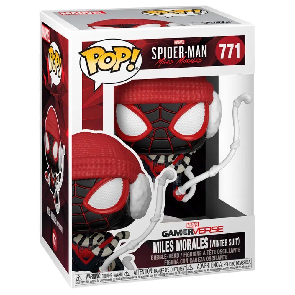 Marvel's Spider-Man POP! Games Vinyl Figura Miles Morales Winter Suit 9 cm fotografija proizvoda