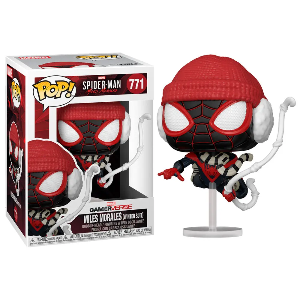 Marvel's Spider-Man POP! Games Vinyl Figura Miles Morales Winter Suit 9 cm fotografija proizvoda