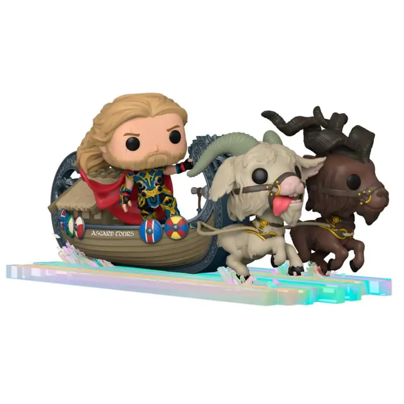 Thor: Love & Thunder POP! Rides Super Deluxe Vinilna Figura Thor & Goat Boat 13 cm fotografija proizvoda