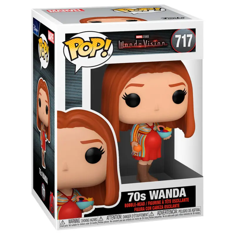 WandaVision POP! TV Vinilna Figura Wanda (70s) 9 cm fotografija proizvoda