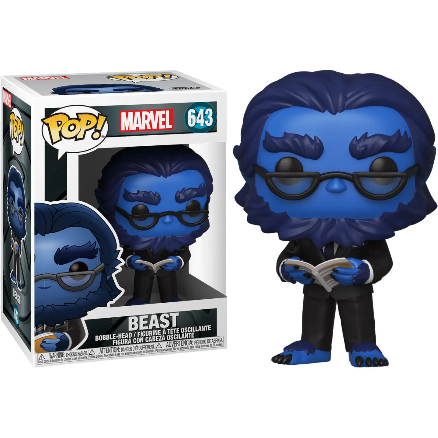 X-Men 20th Anniversary POP! Marvel Vinyl Figura Beast 9 cm fotografija proizvoda