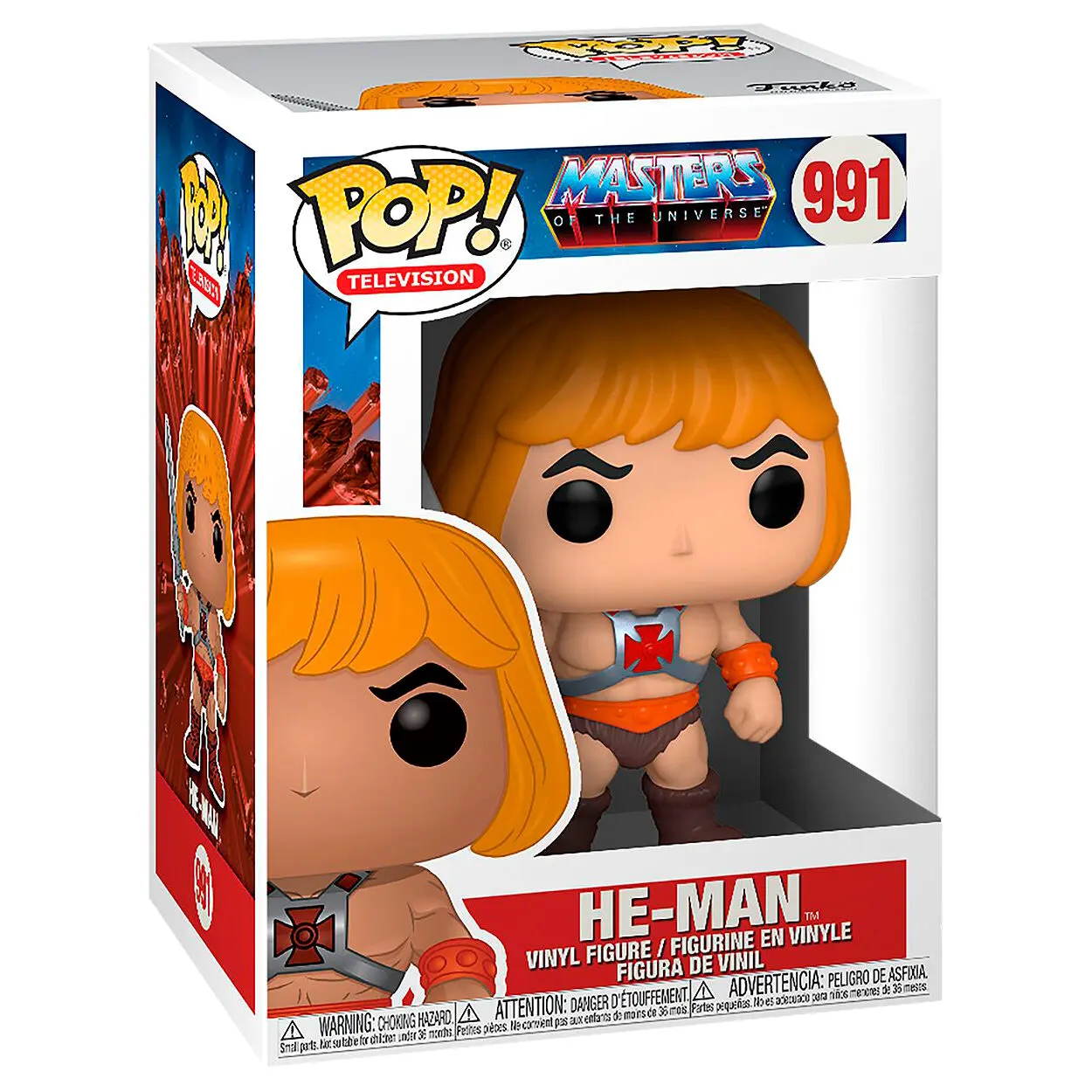 Masters of the Universe POP! Animation Vinilna figura He-Man 9 cm fotografija proizvoda