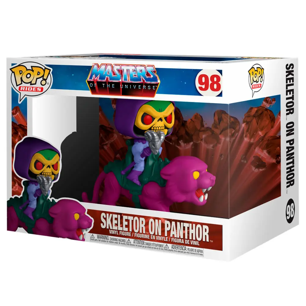 Masters of the Universe POP! Rides Vinilna Figura Skeletor na Panthor 18 cm fotografija proizvoda