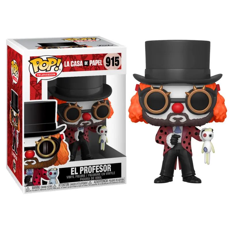 Money Heist POP! TV Vinyl Figure Professor O Clown 9 cm Figura od vinila fotografija proizvoda