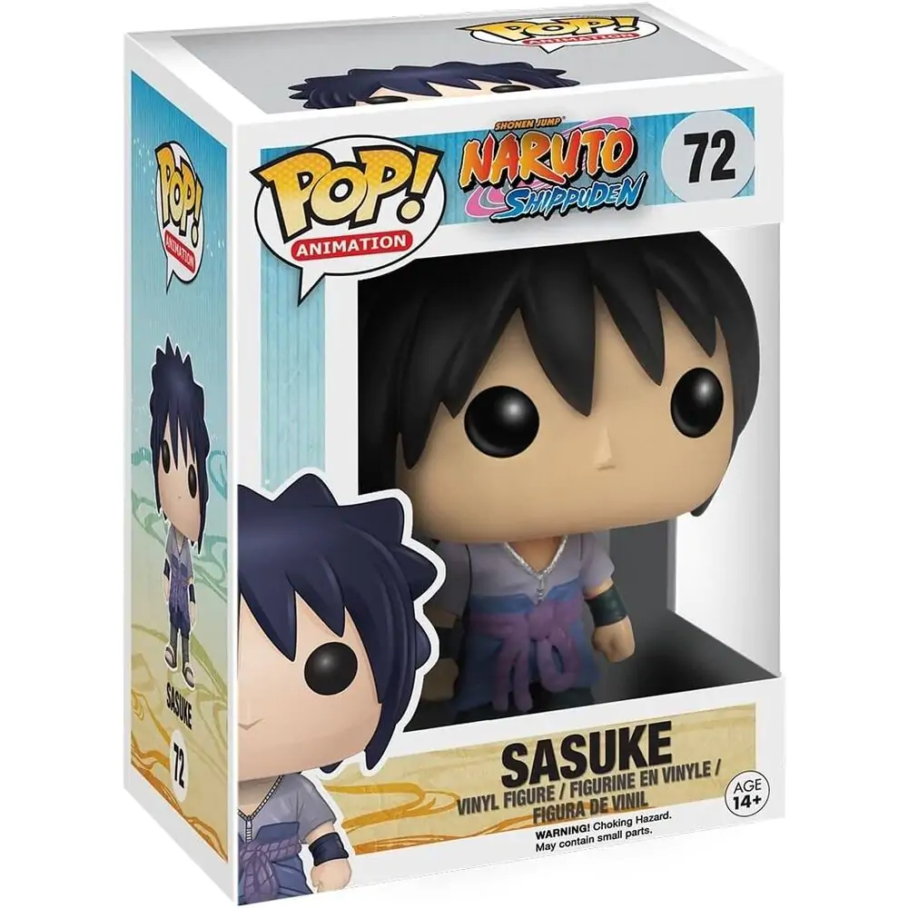 Naruto Shippuden POP! Animation Vinilna Figura Sasuke 9 cm fotografija proizvoda