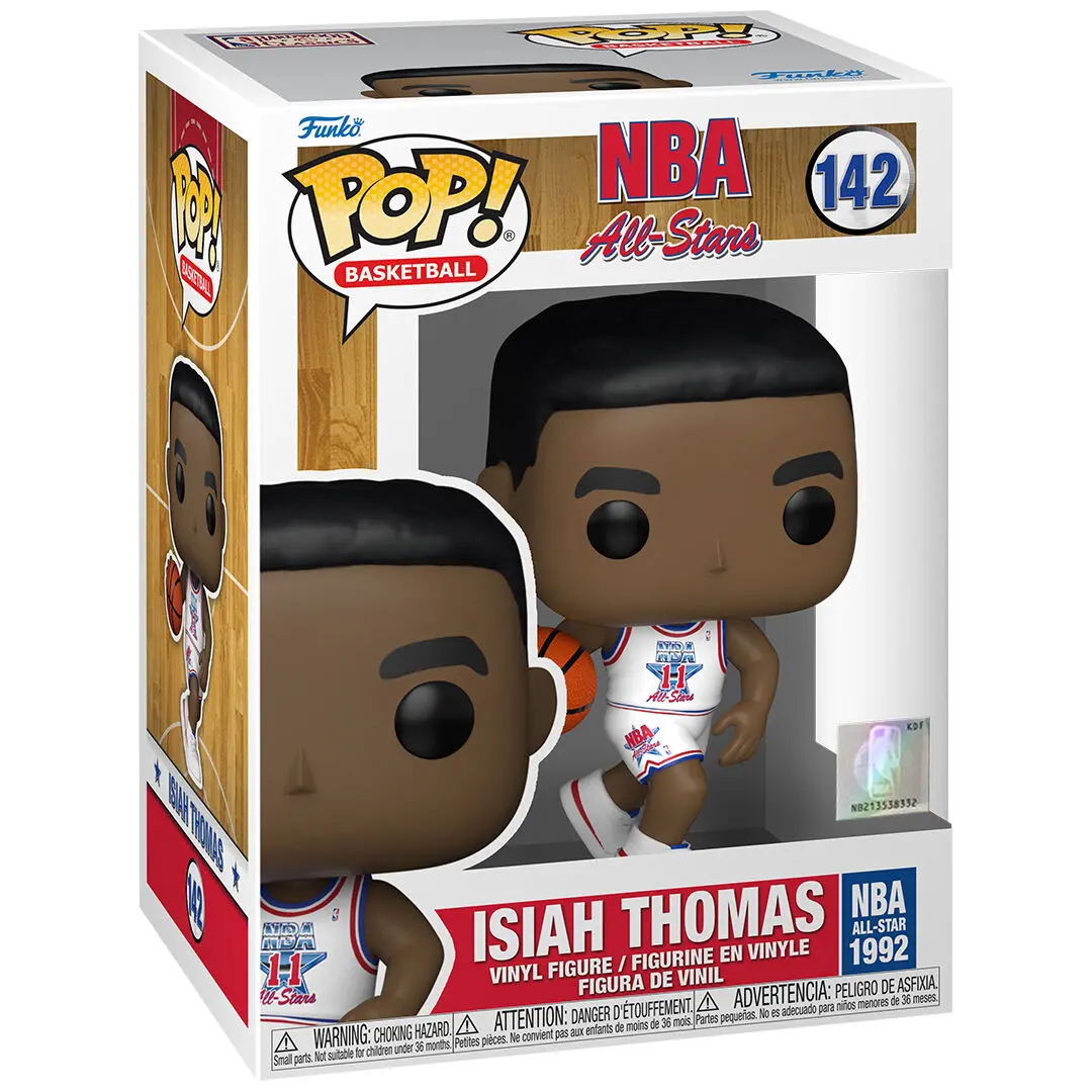 NBA Legends POP! Košarka Vinil Figura Isiah Thomas (White All Star Uni 1992) 9 cm fotografija proizvoda