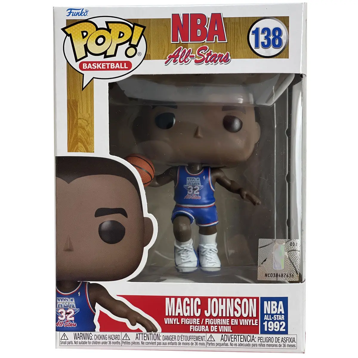 NBA Legends POP! Košarka Vinyl Figura Magic Johnson (Blue All Star Uni 1991) 9 cm fotografija proizvoda