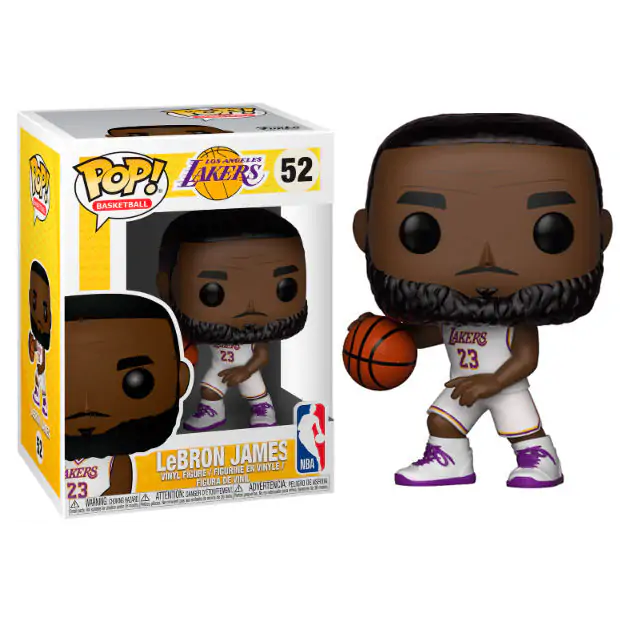 NBA POP! Sports figura od vinila LeBron James Bijela uniforma (Lakers) 9 cm fotografija proizvoda