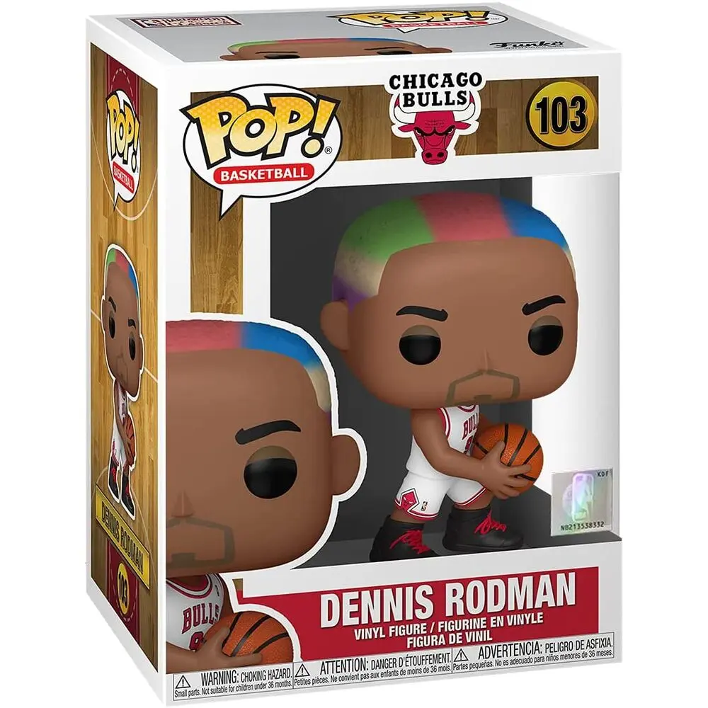 NBA Legends POP! Sportska Vinil Figura Dennis Rodman (Bulls Home) 9 cm fotografija proizvoda