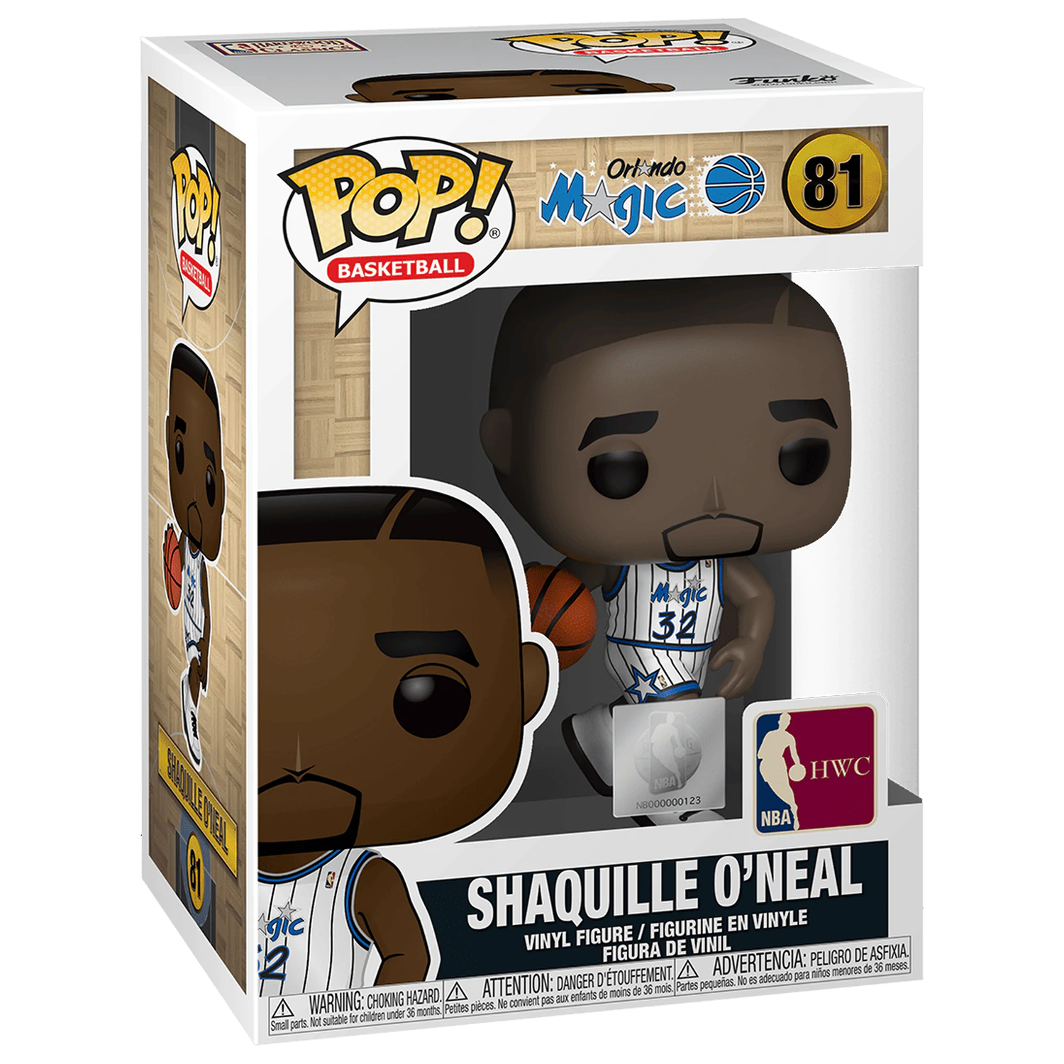 NBA Legends POP! Sportska Vinil Figura Shaquille O'Neal (Magic home) 9 cm fotografija proizvoda